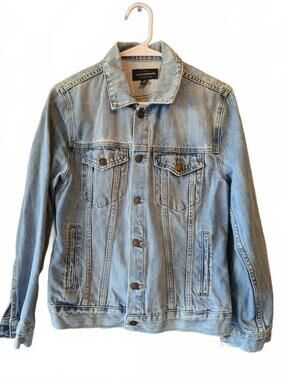 Lucky Brand Light Wash Denim Jacket Large